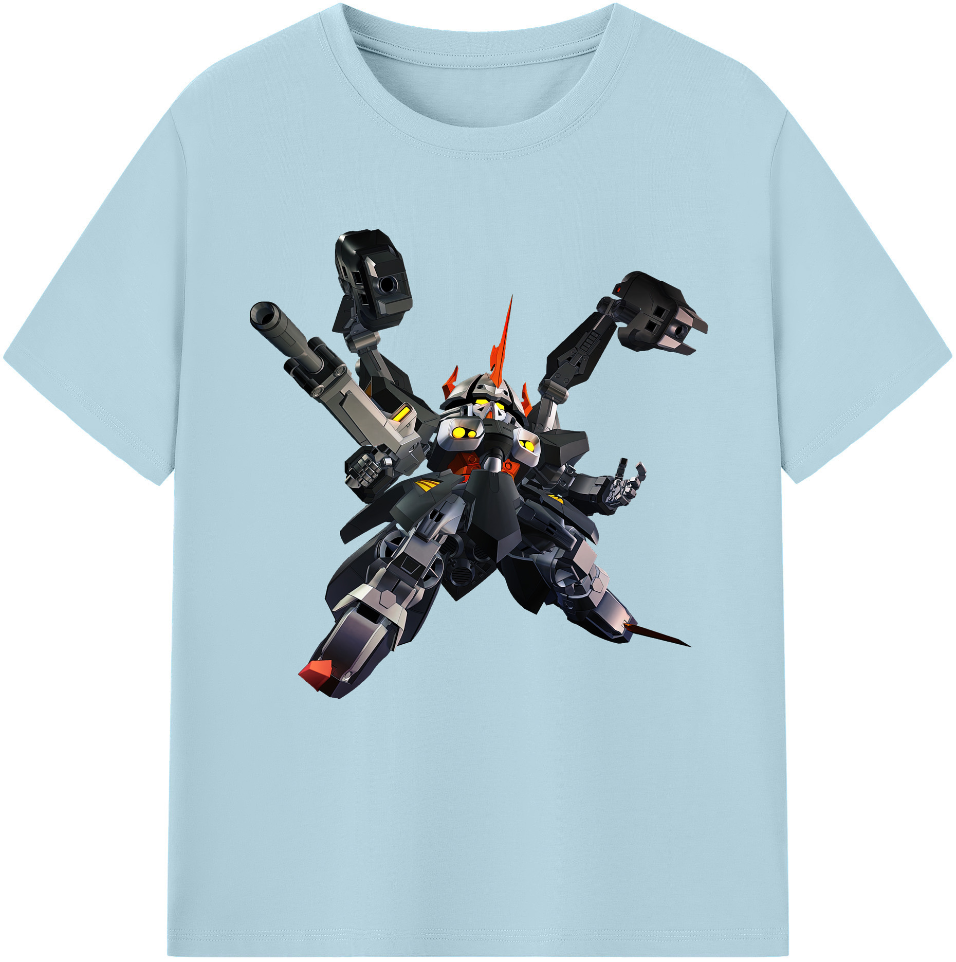 （画像用） 機動戦士ガンダム Mobile Suit Gundam 綿100％半袖Tシャツ（フロントプリント）